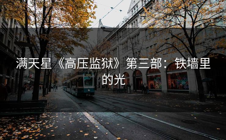 满天星《高压监狱》第三部：铁墙里的光