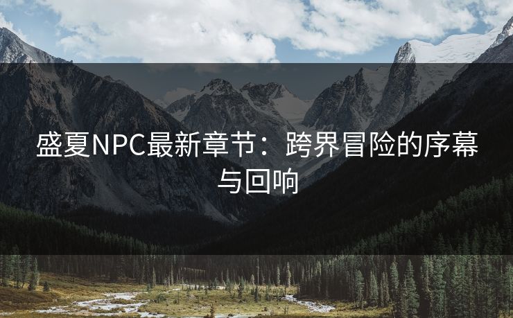 盛夏NPC最新章节：跨界冒险的序幕与回响