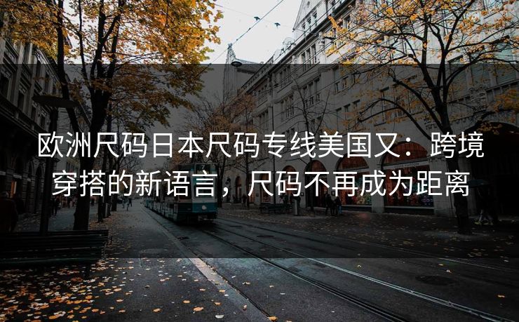 欧洲尺码日本尺码专线美国又：跨境穿搭的新语言，尺码不再成为距离